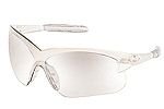 Crews Deuce Small Size Safety Glasses Frost Frame w/ Indoor-Outdoor Lens