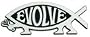 Evolve FISH Logo Decorative Silver Car Emblem