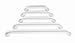 ^White Enamel Grab Bars - 18" long Min.Order is 1 CS ( 3 Each / Case; )