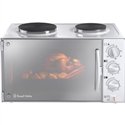 Russell Hobbs 13824-10 Mini Kitchen with 26 ltr capacity, convection oven and 1 large and 1 small hotplate,