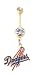 MLB Los Angeles Dodgers officially licensed belly ring