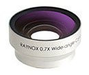 Raynox DVM-700 0.7x Ultra-Compact Wideangle Snap On Lens for 30mm Lenses, With Adapters For 37mm and 30.5mm