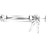 Newborn Brothers 255 1 4-Gallon Super Smooth Rod Caulk Gun by Newborn Brothers
