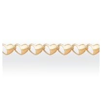14kt. Gold, 10 Heart Anklet by Fred Meyer Jewelers