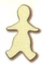 5 Gingerbread Boy Cookie Cutter 1435 by Ateco