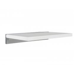 Board Style Wall Shelf – White (White) (4″H x 18″W x 16″D)