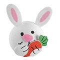 Bunny with Carrot Antenna Ball Topper