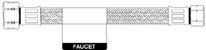 Supply Line - Stainless Steel 12" Faucet