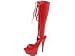 Promiscuous Flirtatious | Women's Dress Lace-up Boots Red
