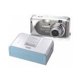 Canon PowerShot A430 Digital camera - 4.0 Mpix - optical zoom: 4 x - supported memory: MMC, SD - silver grey - with Canon SELPHY CP510 Compact Photo Printer