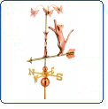 Cat and Butterflies Weathervane