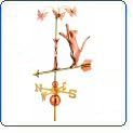 Cat and Butterflies Weathervane by 