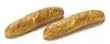 Dollhouse Miniature Set of 2 French Breads