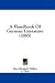 A Handbook of German Literature (1895)