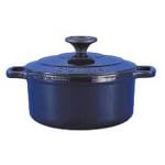 Chasseur Cast Iron 16cm, 1.0ltr Round Cobalt Blue Casserole