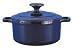Chasseur Cast Iron Round Casserole, Cobalt Blue, 26cm, 5 litres