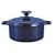 Chasseur Cast Iron Round Casserole, Cobalt Blue, 26cm, 5 litres