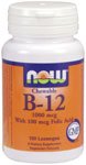 B-12 by NOW Foods - Vitamins (1 mg - 100 Lozenges)