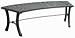 Midas-Lin Co Ltd-Import 3' Backless Gdn Bench C546-52 Wood/Cast Iron Furniture