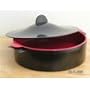 Tupperware CrystalWave Microsteamer Black and Red