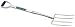 Draper 56632 STAINLESS DIGGING FORK EX LONG