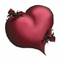 HEART and ROSES Temporary Tattoo 2x2