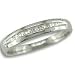 Mens White Gold Matching Band