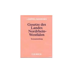 Hippel-Rehborn Gesetze des Landes Nordrhein-Westfalen, Grundwerk ohne Fortsetzung