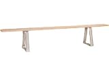 Maple Hardwood Locker Bench 8 Ft Free Standing