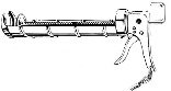315 .25G IND RATCHET CAULK GUN - NEWBORN BROTHERS & CO INC