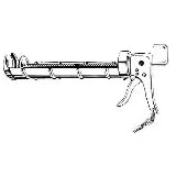 315 .25G IND RATCHET CAULK GUN - NEWBORN...