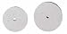 HIGH PERFORMANCE 7/8 DIAMETER X 1/8 THICK UNMOUNTED WHEEL SQUARE EDGE FINE BOX OF 100