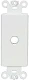 DECORA TYPE INSERT ONE HOLE WHITE