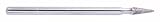 DIAMOND POINT 3/32 SHANK TAPERED CONE 2.5MM