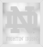 Notre Dame -Univeristy of - Fighting Irish Logo NCAA 16 x 17 1/2 Beveled Wall Mirror