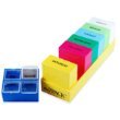 7 Day 4 Compartment Pill Organizer DEEP One Inch