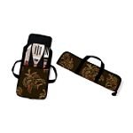 Banana Leaves 4-piece BBQ Utensils with Carrier