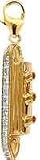 Cruise Ship, 14K Gold Diamond Charm