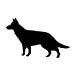 German Shepherd Leash Hooks (Approx. 9.5' x 6.5')