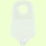 SUR-FIT AutoLock Urostomy Pouch with Accuseal Tap - Flange Size: 1 3/8" - Color: Transparent - Box of 10