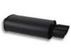 Vibrant 1148 Streetpower Black Flat Oval Muffler