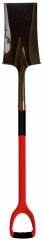 Long Handle Ergonomic Garden Spade Red