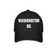 WASHINGTON DC - City-series - Black Baseball Cap / Hat One Size Fits Most