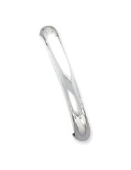 Sterling Silver 9mm Cuff Bangle QB319"