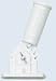 Evergreen Adjustable Pole Bracket, White - Aluminum