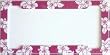 Purple Hibiscus Hawaiian Flowers Car Truck SUV License Plate Frame