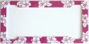 Purple Hibiscus Hawaiian Flowers Car Truck SUV License Plate Frame