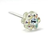 Blomdahl Medical Plastic Daisy - Rainbow / Alexandrite, 5mm - B000N23CSM