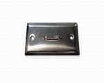 Gefen DVI Wall Plate - Flush mount outlet - DVI