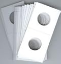 100 2x2 Premium Cardboard Mylar Coin Holders SMALL DOLLARS